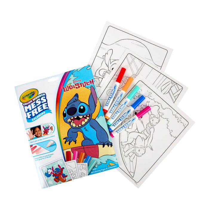 Crayola Disney Lilo & Stitch Color Wonder Foldalope Activity Set CX1002584