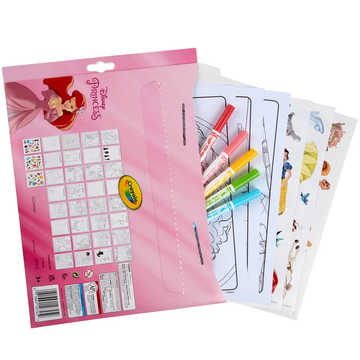 Crayola Disney Princess Color & Sticker Activity Set – 32 Pages CX1002579
