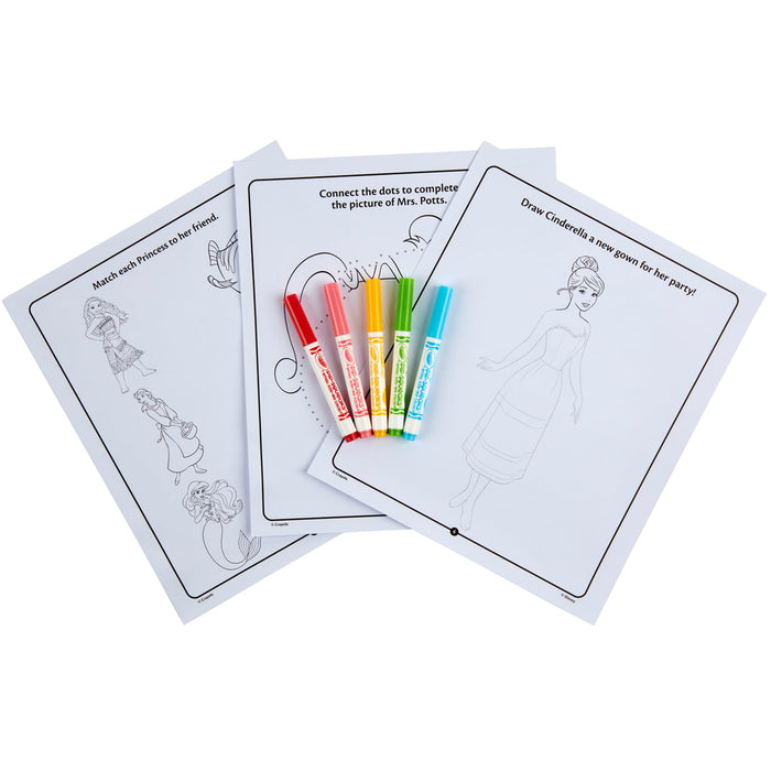 Crayola Disney Princess Color & Sticker Activity Set – 32 Pages CX1002579