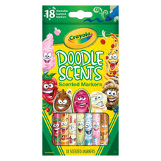Crayola Doodle Scents Markers, 18's pack CX1001832