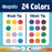 Crayola Dual-Ended Markers, 12's pack CX1001973