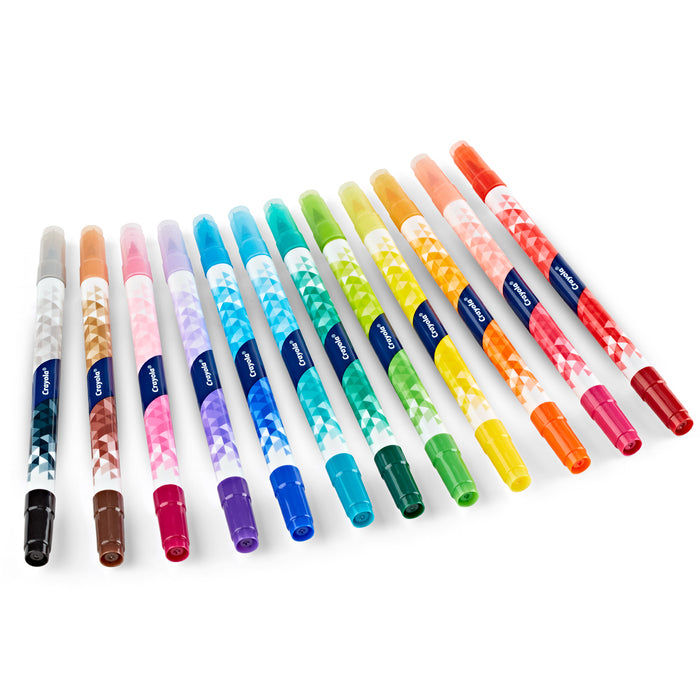 Crayola Dual-Ended Markers, 12's pack CX1001973