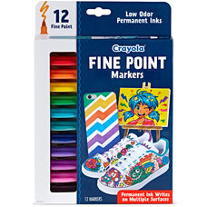 Crayola Fine Point Markers, Pack of 12 CX1001971