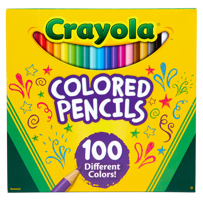 Crayola Full Size Color Pencils, 100's pack CX1001823