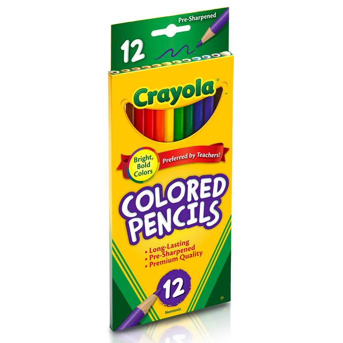 Crayola Full Size Color Pencils, 12's pack CX1001821