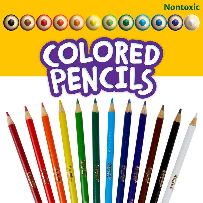 Crayola Full Size Color Pencils, 12's pack CX1001821