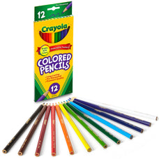 Crayola Full Size Color Pencils, 12's pack CX1001821