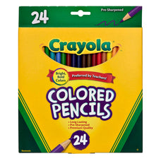 Crayola Full Size Colored Pencils, 24's pack CX1001822