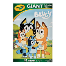 Crayola Giant Colouring Pages Foldalope Bluey 18 Pages CX1001881