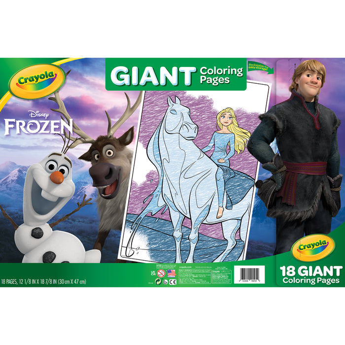 Crayola Giant Colouring Pages Foldalope Frozen, 18 Pages CX1001877