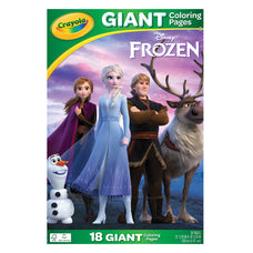 Crayola Giant Colouring Pages Foldalope Frozen, 18 Pages CX1001877