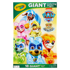 Crayola Giant Colouring Pages Foldalope Paw Patrol, 18 Pages CX1001878