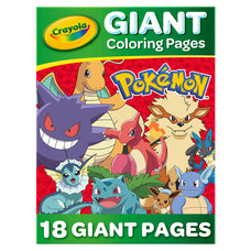Crayola Giant Colouring Pages Foldalope Pokemon, 18 Pages CX1001882
