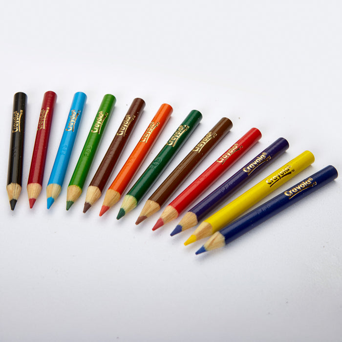 Crayola Half Height Colored Pencils, 12's pack CX1001820