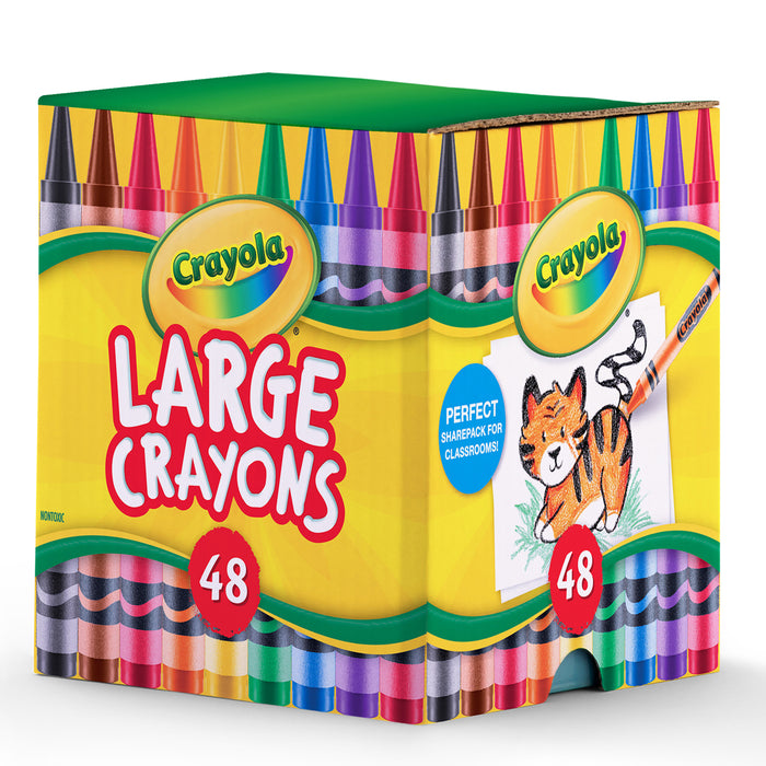 Crayola Large Crayons Desk Pack, 48 Pieces CX1001959
