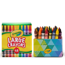 Crayola Large Crayons Desk Pack, 48 Pieces CX1001959