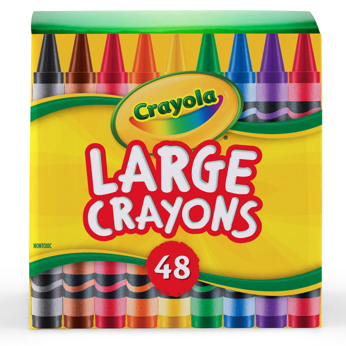 Crayola Large Crayons Desk Pack, 48 Pieces CX1001959