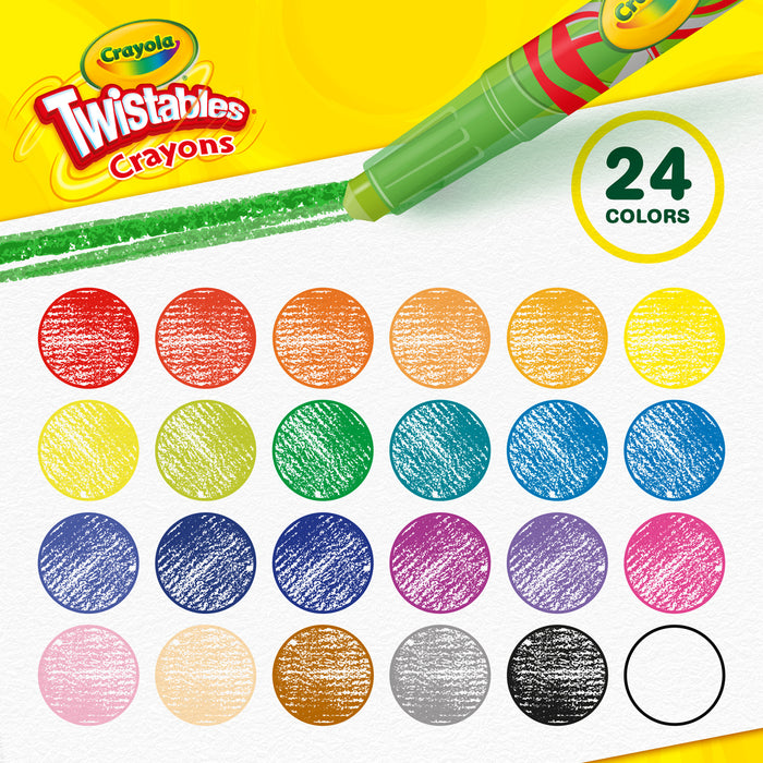 Crayola Mini Twistables Crayons, 24's pack CX1001818
