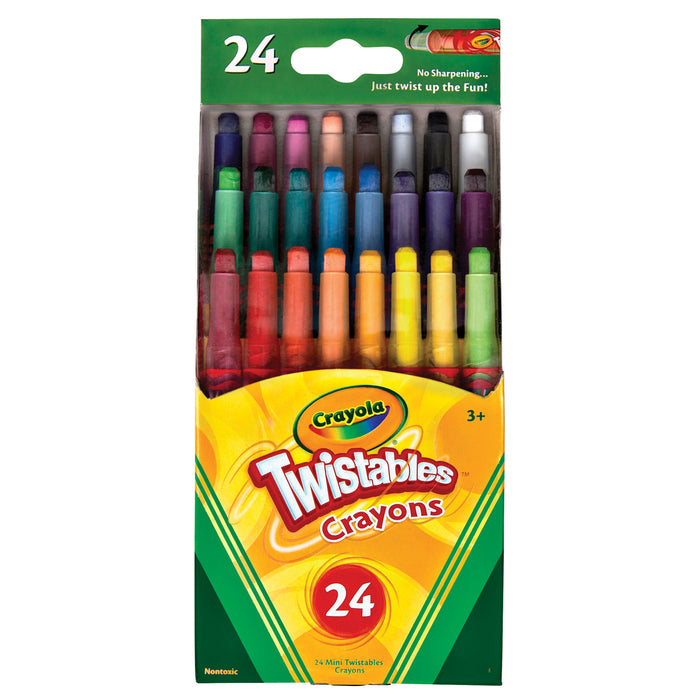 Crayola Mini Twistables Crayons, 24's pack CX1001818