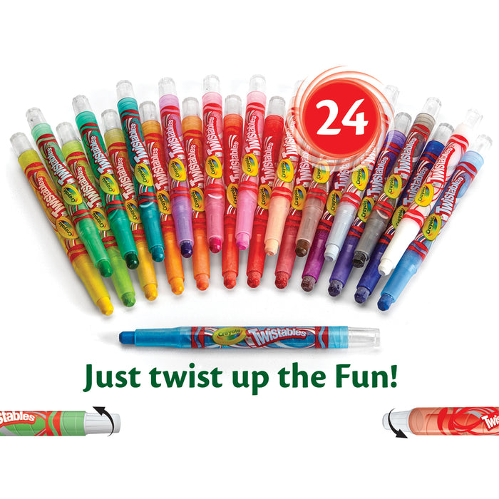 Crayola Mini Twistables Crayons, 24's pack CX1001818