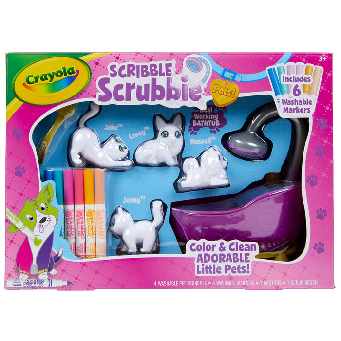 Crayola Scribble Scrubbies Pets Bath Tub Playset CX1001938