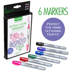 Crayola Signature Brush & Dual Tipped, 6's pack CX1001925