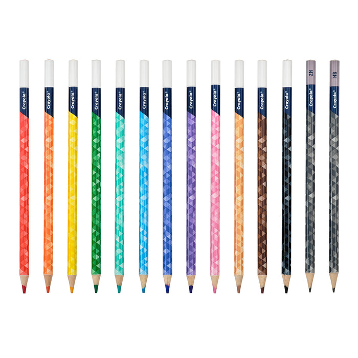 Crayola Sketch & Shade Pencil, 14's pack CX1001974