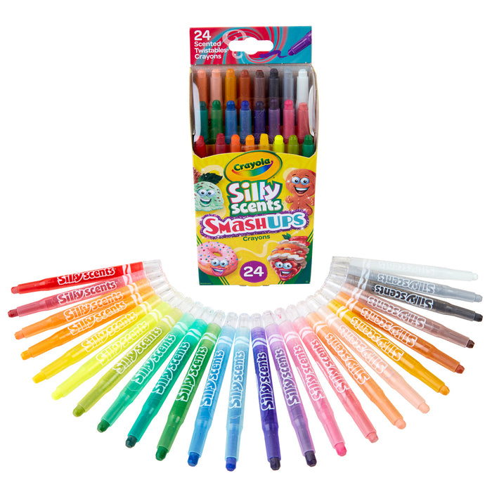 Crayola Smash Ups Mini Twistables Crayons, Scented, 24's pack CX1001844