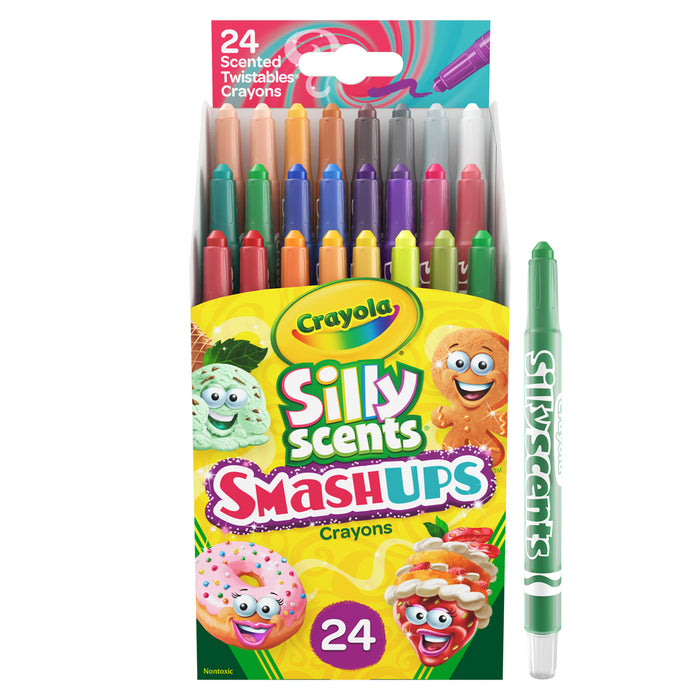 Crayola Smash Ups Mini Twistables Crayons, Scented, 24's pack CX1001844