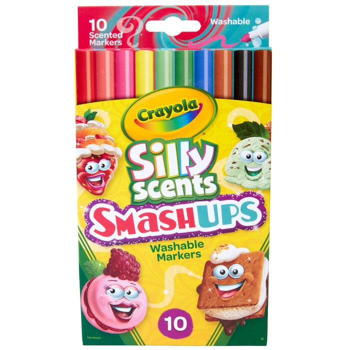 Crayola Smash Ups Slim Washable Markers, 10's pack CX1001845