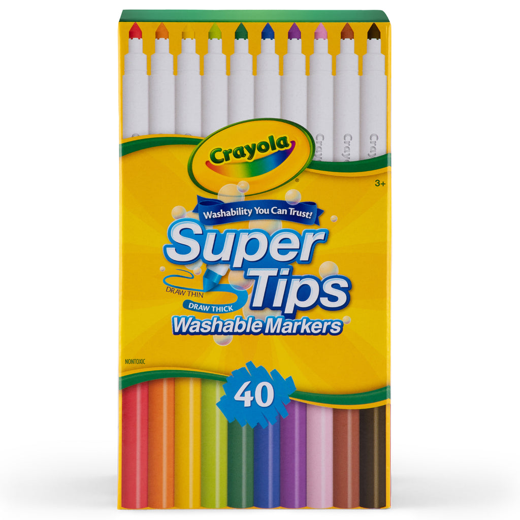 Crayola SuperTips Desk Pack, 40's pack | Crayola — Discount Office