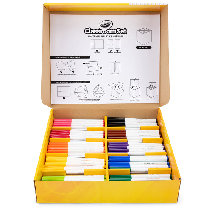 Crayola Supertips Markers Classroom Set, 240 Pieces CX1001957