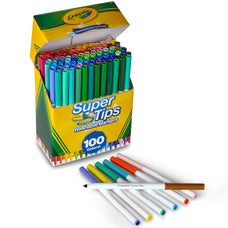 Crayola Supertips Washable Markers, 100's pack CX1001828