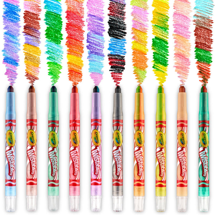 Crayola Swirl Mini Twistables Crayons, 10's pack CX1002301