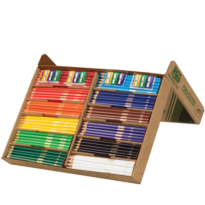 Crayola Triangular Colored Pencil Classpack, 240 Pieces CX1002108