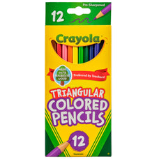 Crayola Triangular Colored Pencils, 12's pack CX1001824