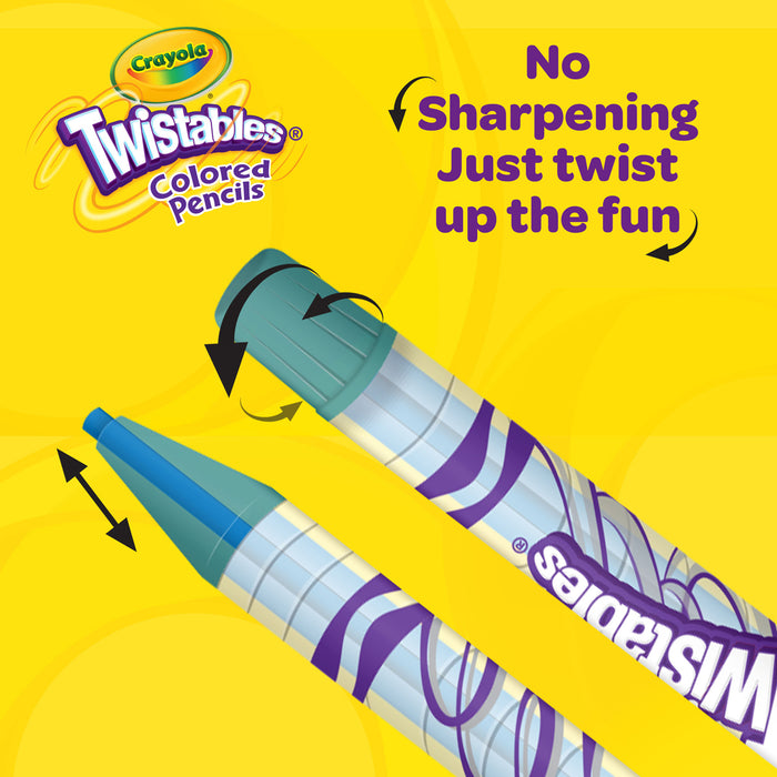 Crayola Twistables Color Pencils, 12's pack CX1001825