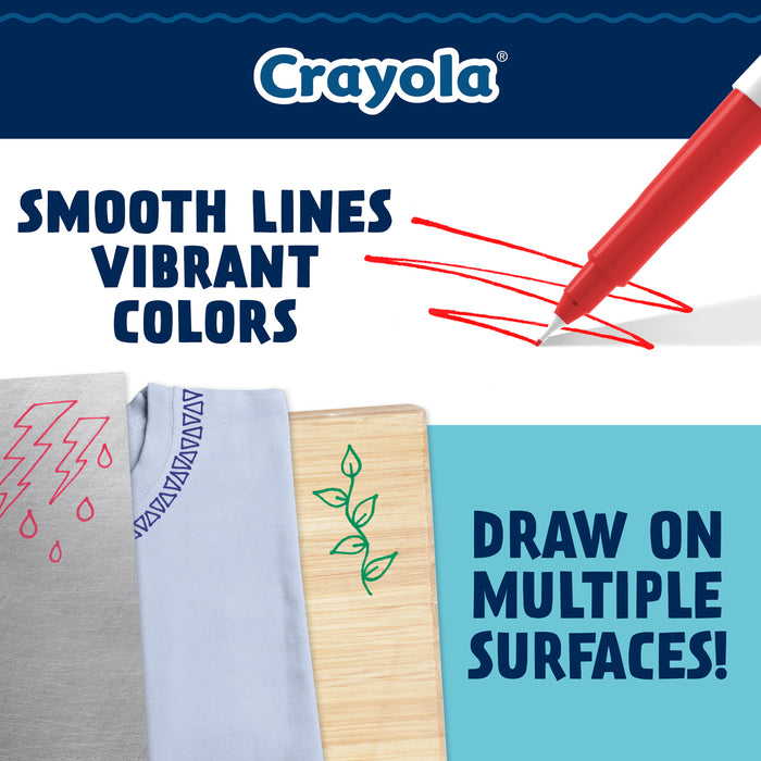 Crayola Ultra Fine Point Markers, Pack of 12 CX1001972
