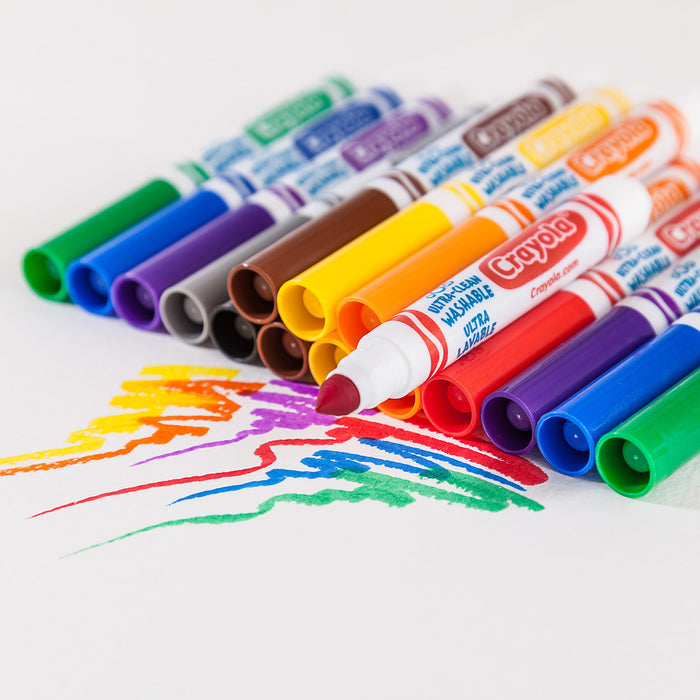 Crayola Washable Broadline Markers: The Big 40, Pack of 40 Markers CX1001835