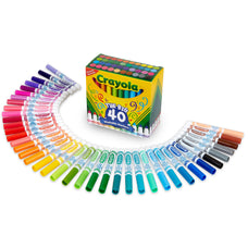 Crayola Washable Broadline Markers: The Big 40, Pack of 40 Markers CX1001835