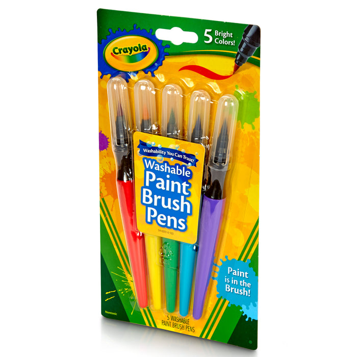 Crayola Washable Paint Brush Pens, 5's pack CX1001857