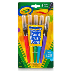 Crayola Washable Paint Brush Pens, 5's pack CX1001857