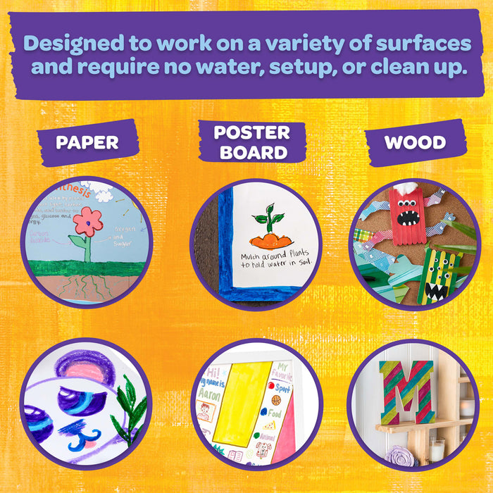 Crayola Washable Paint Sticks, 6's pack CX1001859