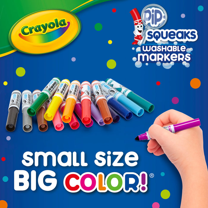 Crayola Washable Pipsqueaks Markers, 16's pack CX1001830