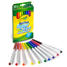 Crayola Washable Super Tips Markers, 10's pack CX1001826
