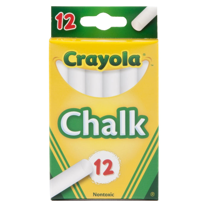 Crayola White Chalk, 12's pack CX1001848