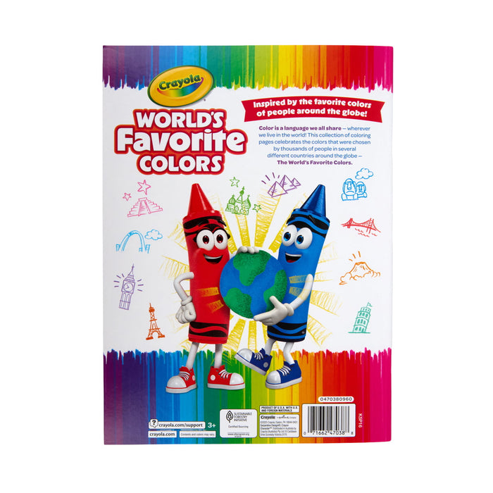 Crayola World’s Favorite Colours Colouring & Activity Book – 48 Pages CX1002573