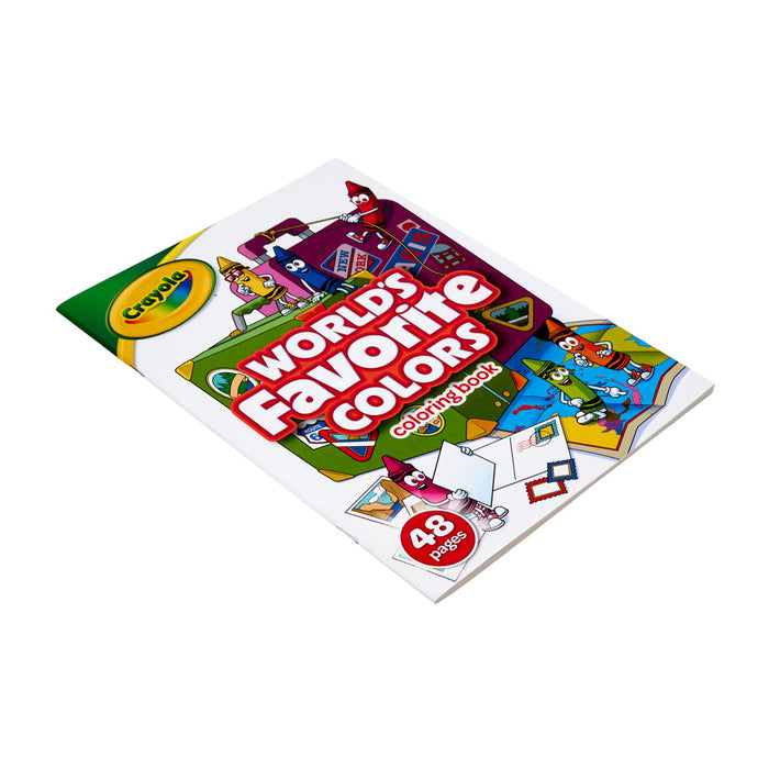 Crayola World’s Favorite Colours Colouring & Activity Book – 48 Pages CX1002573