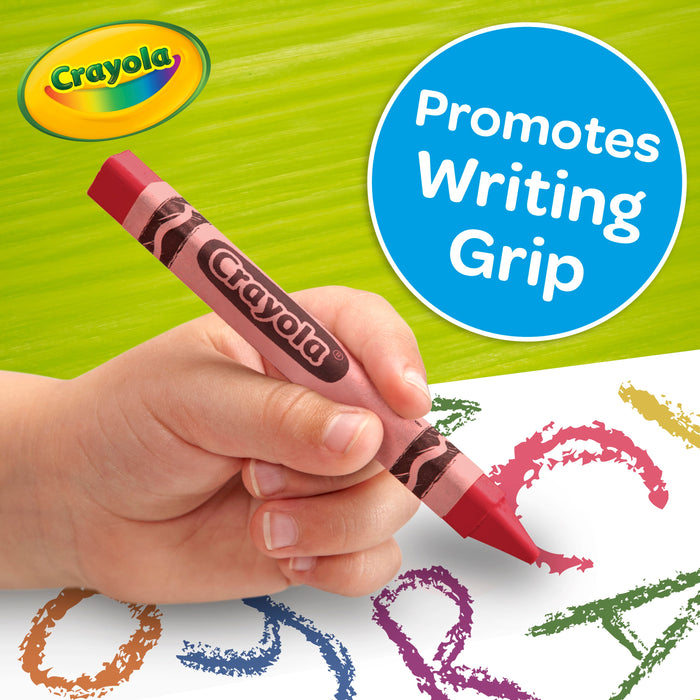 Crayola Young Kids Washable Tripod Grip Crayons, Pack of 8 CX1002154