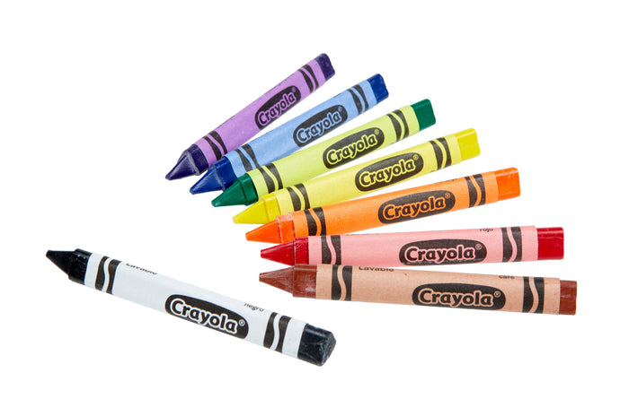 Crayola Young Kids Washable Tripod Grip Crayons, Pack of 8 CX1002154